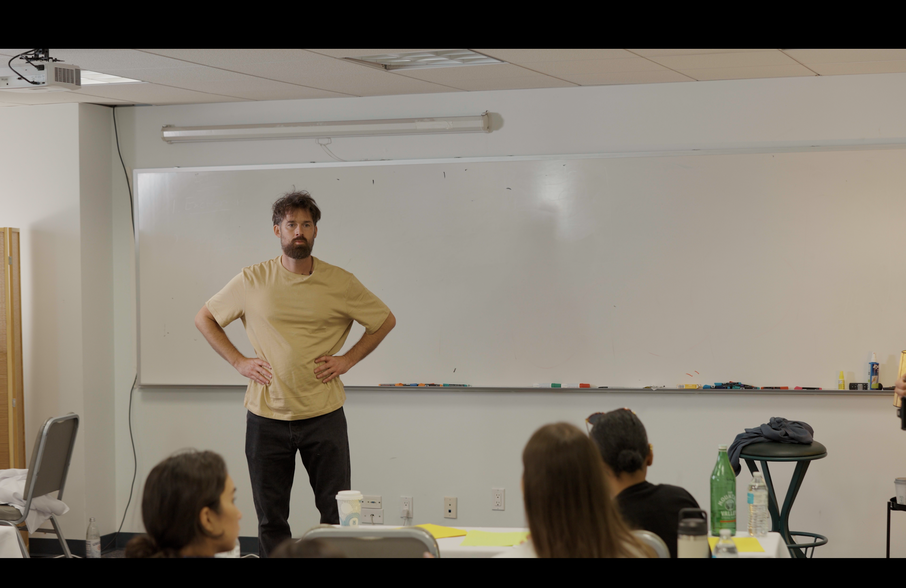 Star Jesse Taylor teaching at the LA workshop